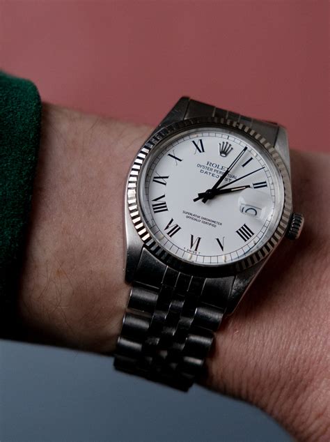 rolex datejust 16014 buckley dial